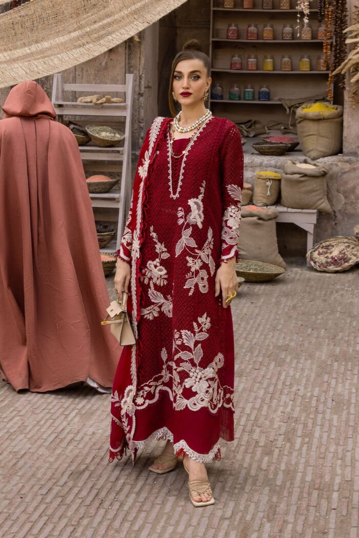 Crimson Tasawar lawn 25